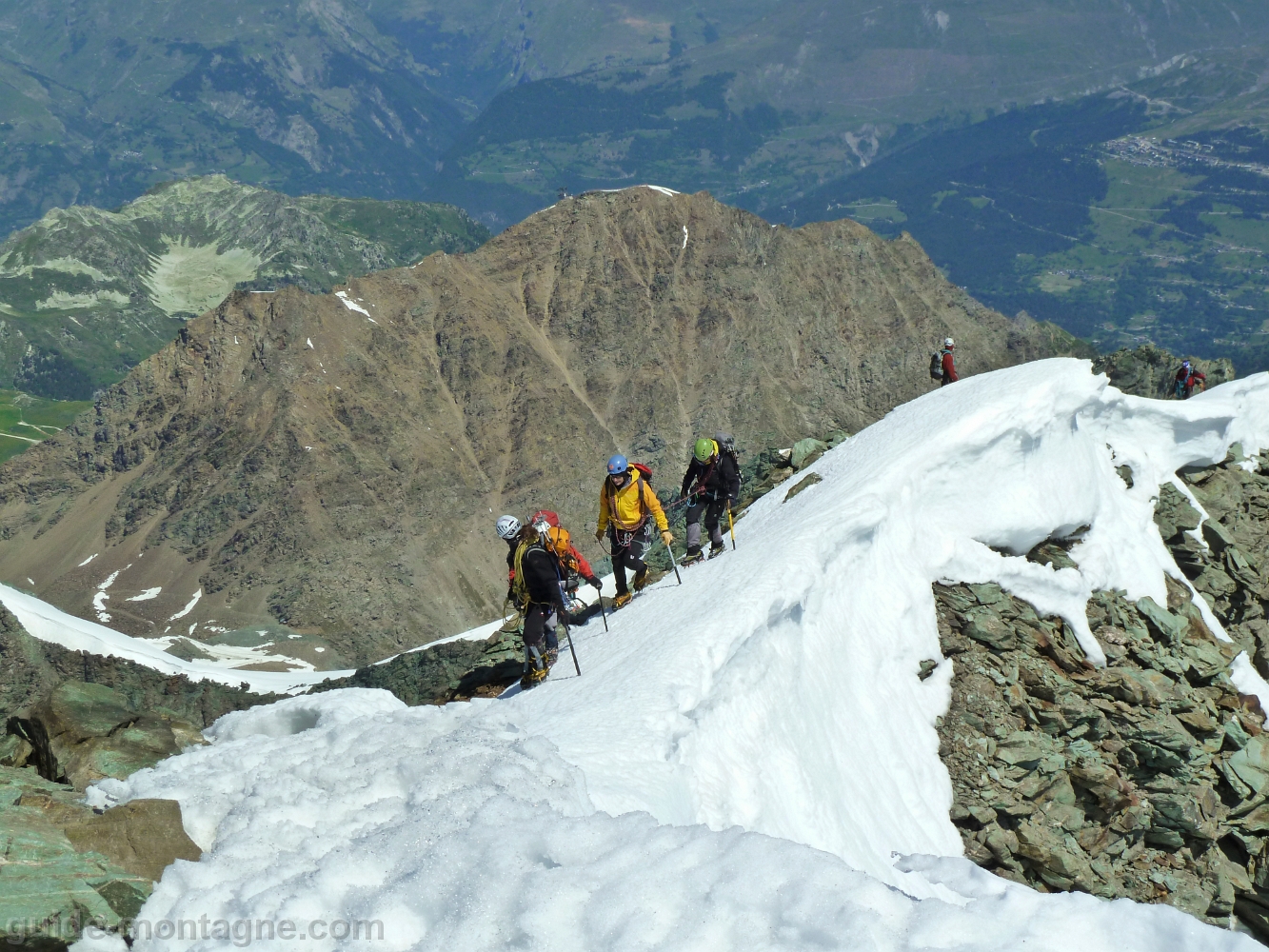 Arete nord Du Mont Pourri 14